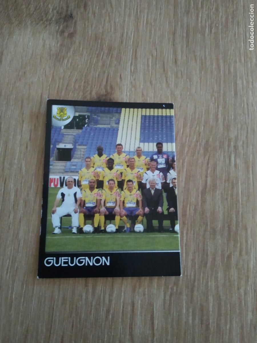 Cromos de F&uacute;tbol: 552 EQUIPO PLANTILLA GUEUGNON CROMO FUTBOL PANINI FOOT LIGUE 1 2007-2008 LIGA FRANCIA 07-08