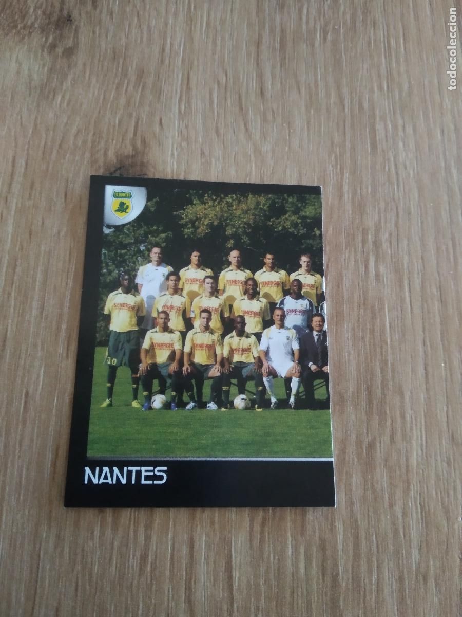 Cromos de F&uacute;tbol: 567 EQUIPO PLANTILLA NANTES CROMO FUTBOL PANINI FOOT LIGUE 1 2007-2008 LIGA FRANCIA 07-08