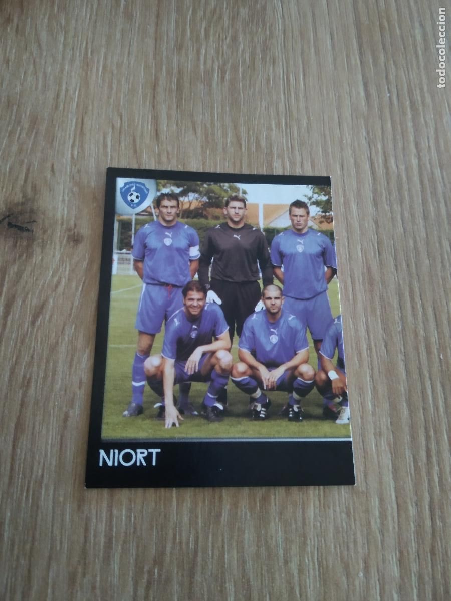 Cromos de F&uacute;tbol: 570 EQUIPO PLANTILLA NIORT CROMO FUTBOL PANINI FOOT LIGUE 1 2007-2008 LIGA FRANCIA 07-08