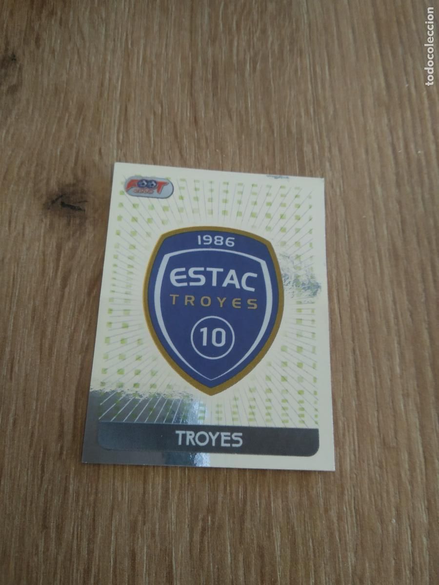Cromos de F&uacute;tbol: 578 ESCUDO ESTAC TROYES CROMO FUTBOL PANINI FOOT LIGUE 1 2007-2008 LIGA FRANCIA 07-08