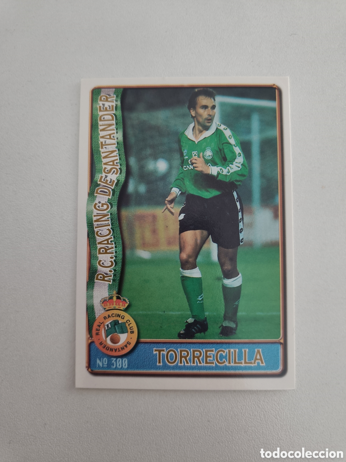 Cromos de F&uacute;tbol: Fichas liga 96 mundicromo 300 torrecilla racing santander