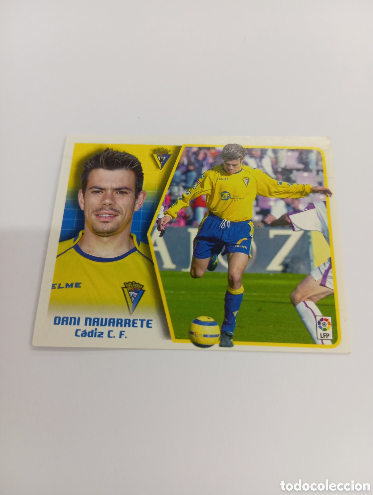 Football Stickers: DANI NAVARRETE BAJA C&aacute;diz LIGA ESTE 2005 2006 PANINI 05 06