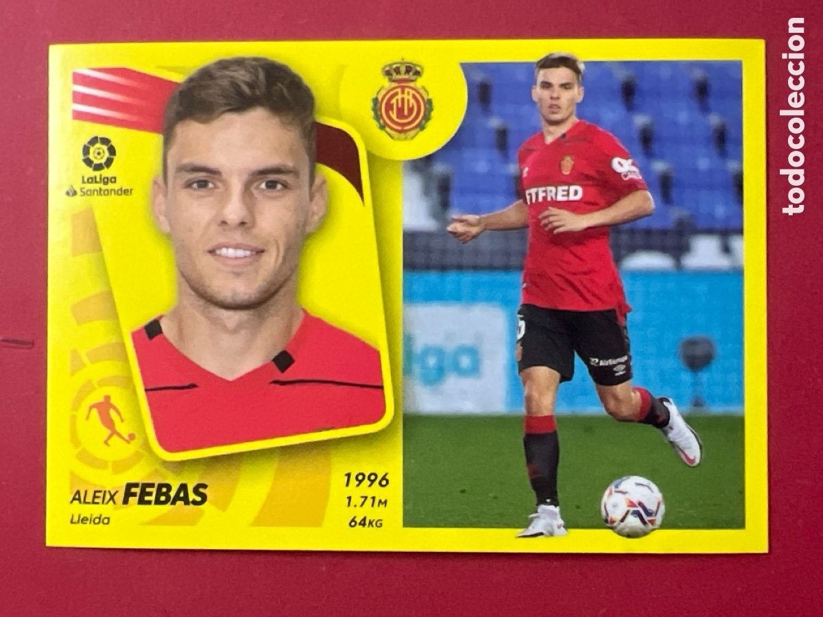 Football Stickers: E1275. 14B FEBAS (RCD Mallorca). Liga 2021 2022 21 22 Colecciones ESTE (Panini)