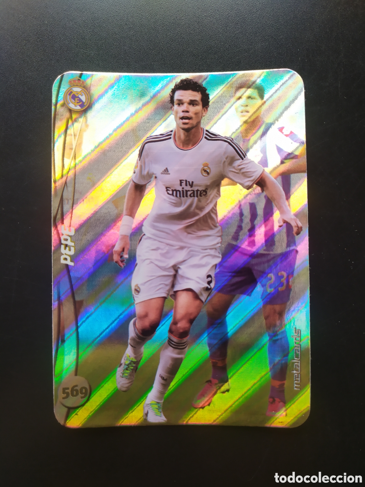 Cromos de Futebol: Mundicromo fichas Liga 2014 2015 14 15 Pepe top brillo rayas n&deg; 569 Real Madrid
