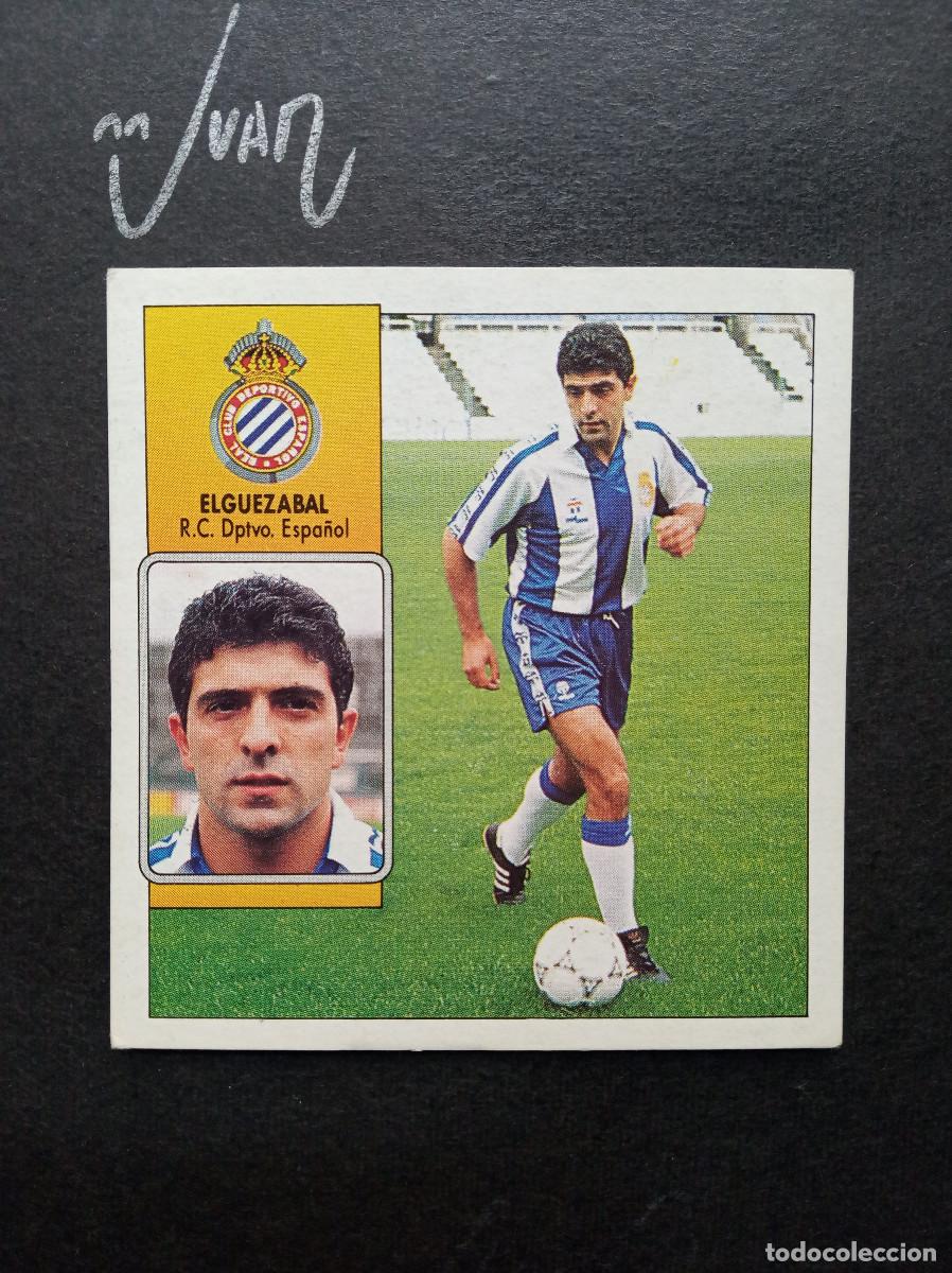 Cromos de Futebol: FICHAJE N&ordm; 3 ELGUEZABAL ESPA&Ntilde;OL ⚽ EDICIONES ESTE &reg; 1992 1993 LIGA FUTBOL 92 93 DESPEGADO SIN MARCA