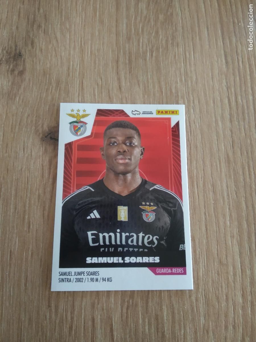 Cartes &agrave; collectionner de Football: 40 SAMUEL SOARES BENFICA CROMO FUTBOL PANINI LIGA PORTUGAL 2023-2024 LIGA BETCLIC 23-24