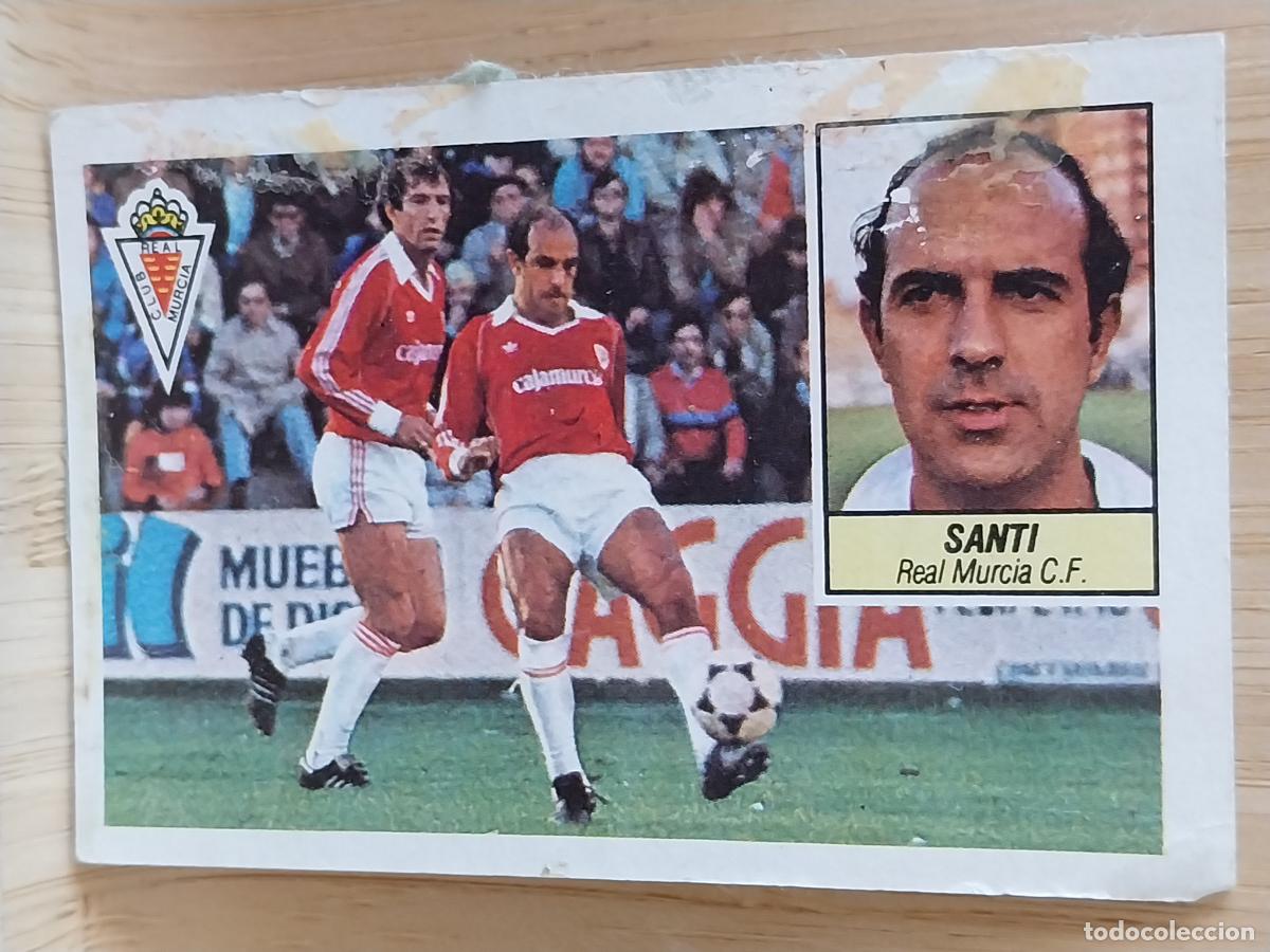 Cartes &agrave; collectionner de Football: SANTI REAL MURCIA MORA ED ESTE LIGA 1984 84 85 CROMO RECUPERADO ORIGINAL