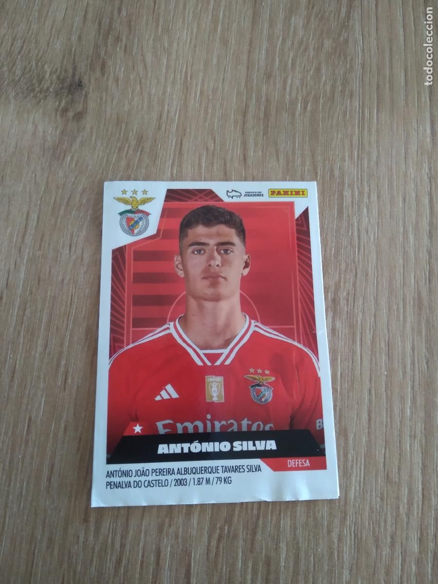 Cartes &agrave; collectionner de Football: 42 ANTONIO SILVA BENFICA CROMO FUTBOL PANINI LIGA PORTUGAL 2023-2024 LIGA BETCLIC 23-24
