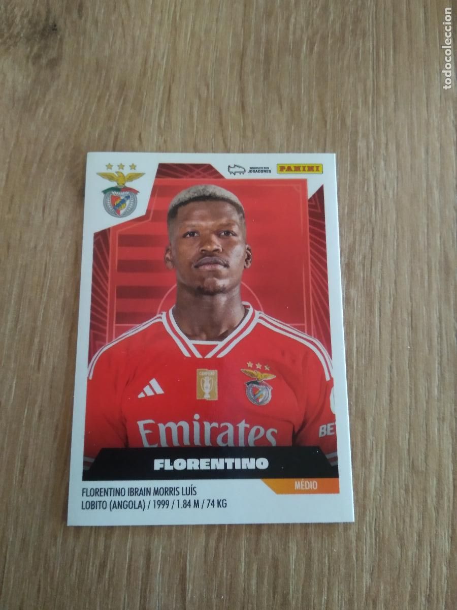 Cromos de F&uacute;tbol: 48 FLORENTINO BENFICA CROMO FUTBOL PANINI LIGA PORTUGAL 2023-2024 LIGA BETCLIC 23-24