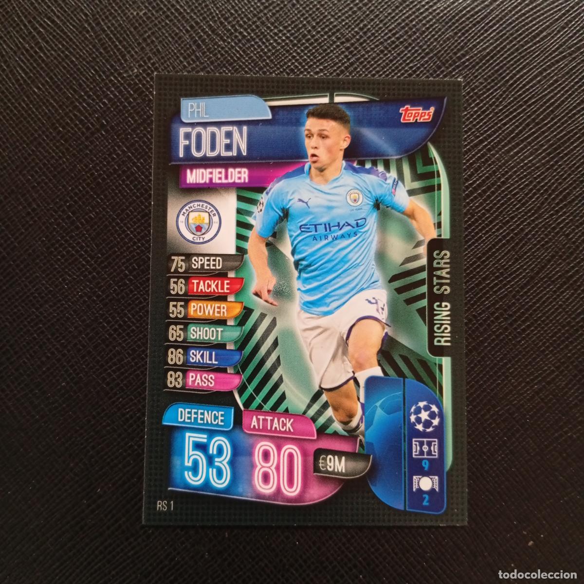 Cromos de F&uacute;tbol: FODEN MANCHESTER CITY TOPPS MATCH ATTAX 2019 2020 CROMO FUTBOL 19 20 - (MD09-10/2) PG12