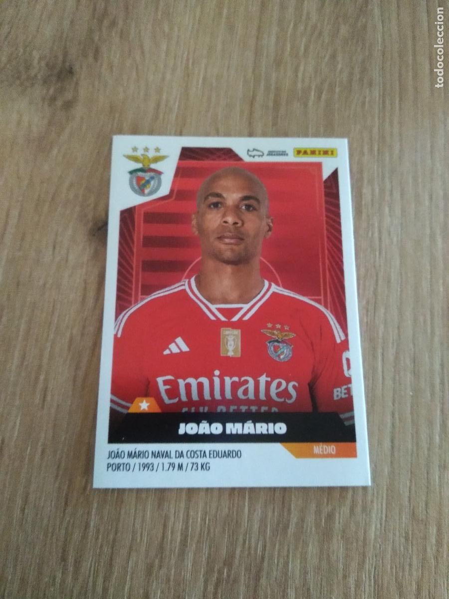 Cartes &agrave; collectionner de Football: 51 JOAO MARIO BENFICA CROMO FUTBOL PANINI LIGA PORTUGAL 2023-2024 LIGA BETCLIC 23-24