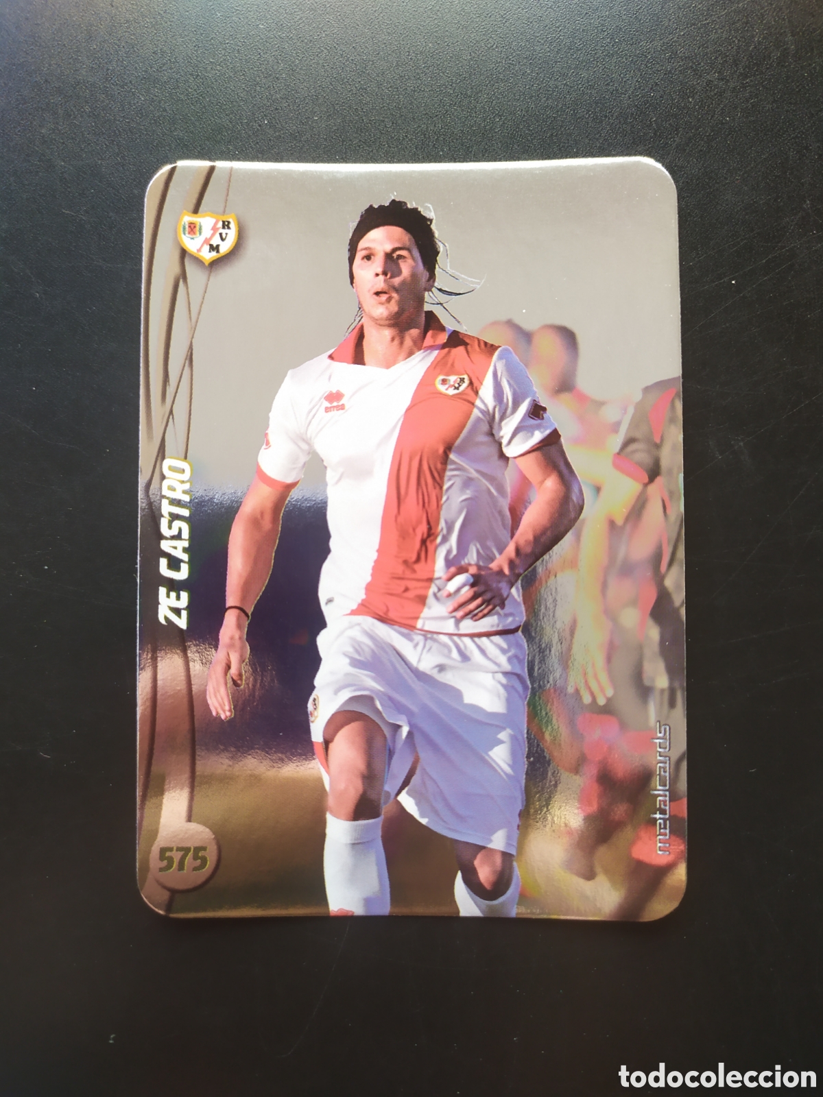 Football Stickers: Mundicromo fichas Liga 2014 2015 14 15 Ze Castro top brillo liso n&deg; 575 Rayo Vallecano
