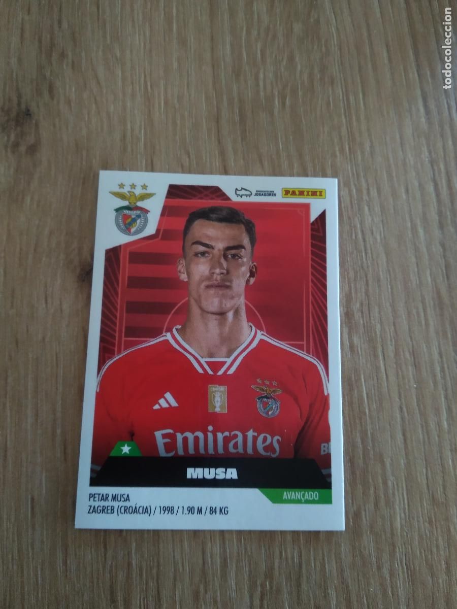 Football Stickers: 56 MUSA BENFICA CROMO FUTBOL PANINI LIGA PORTUGAL 2023-2024 LIGA BETCLIC 23-24