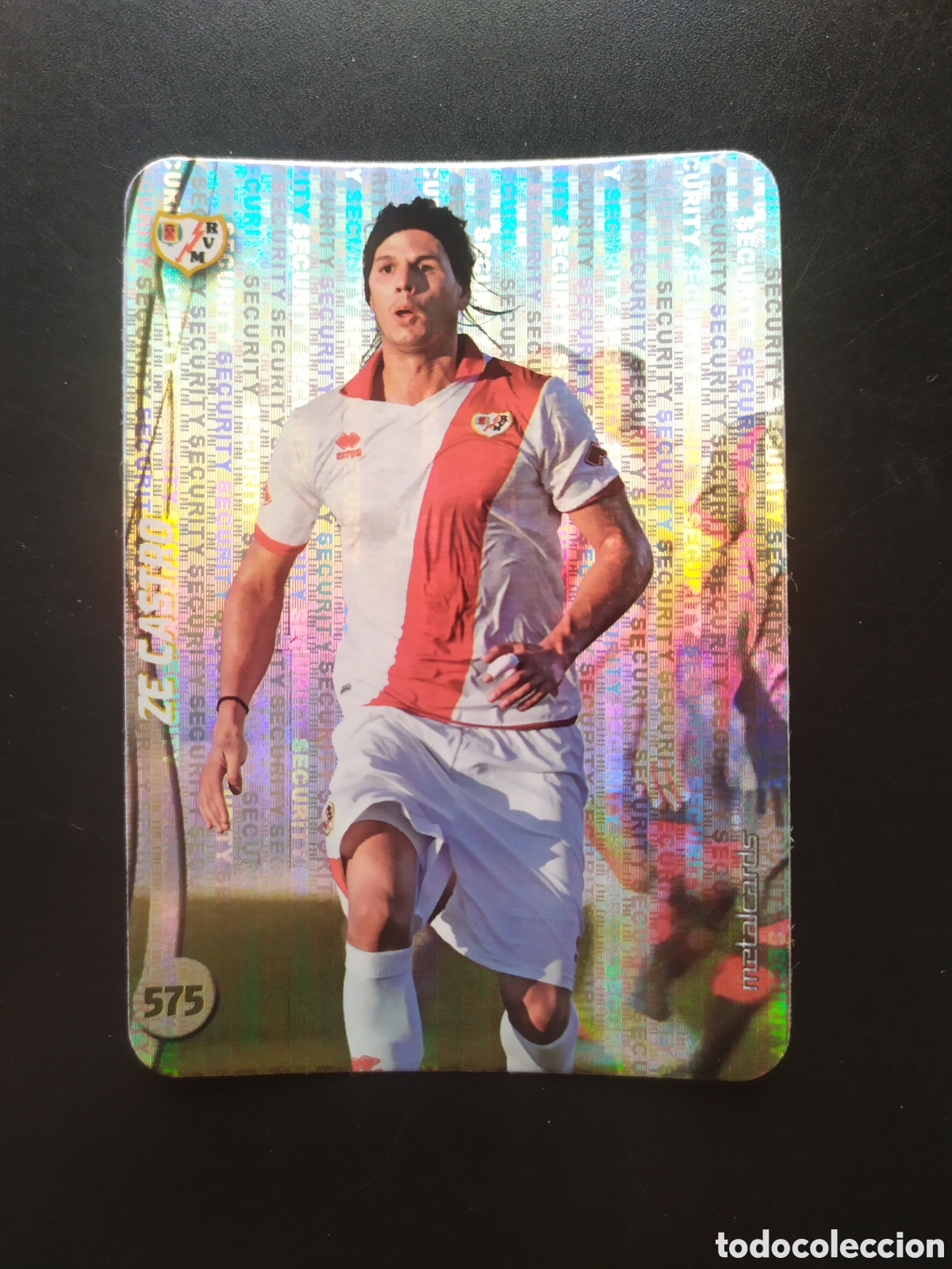 Football Stickers: Mundicromo fichas Liga 2014 2015 14 15 Ze Castro top brillo security n&deg; 575 Rayo Vallecano