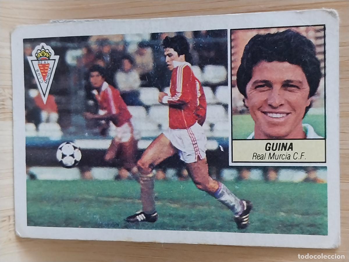 Football Stickers: GUINA REAL MURCIA MORA ED ESTE LIGA 1984 84 85 CROMO RECUPERADO ORIGINAL