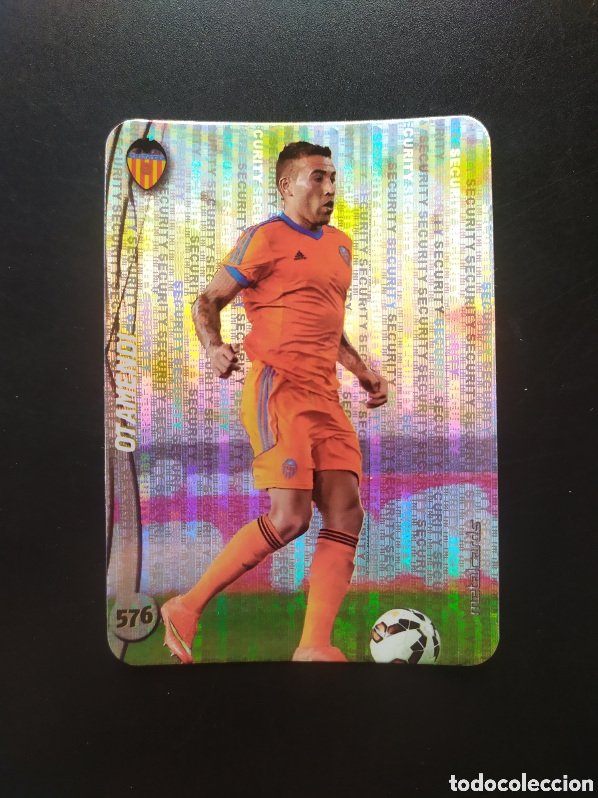Cartes &agrave; collectionner de Football: Mundicromo fichas Liga 2014 2015 14 15 Otamendi top brillo security n&deg; 576 Valencia