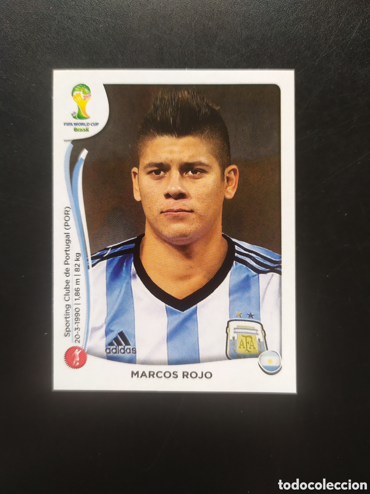 Cromos de F&uacute;tbol: Mundial FIFA Brasil 2014 Panini Rojo n&deg; 419 Argentina