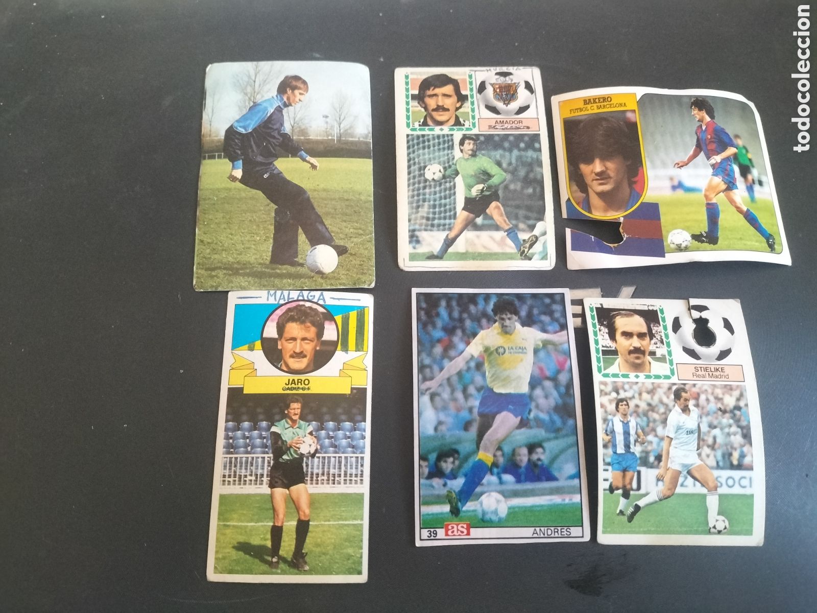 Cromos de F&uacute;tbol: Lote variado de 6 cromos