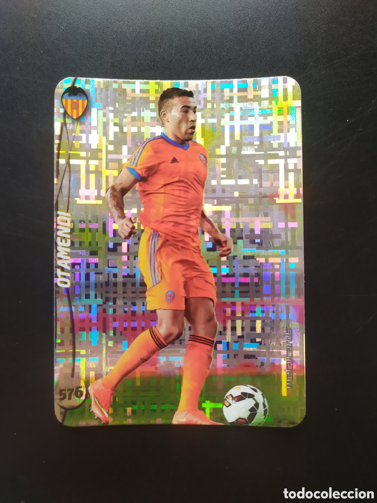 Cromos de F&uacute;tbol: Mundicromo fichas Liga 2014 2015 14 15 Otamendi top brillo tetris n&deg; 576 Valencia