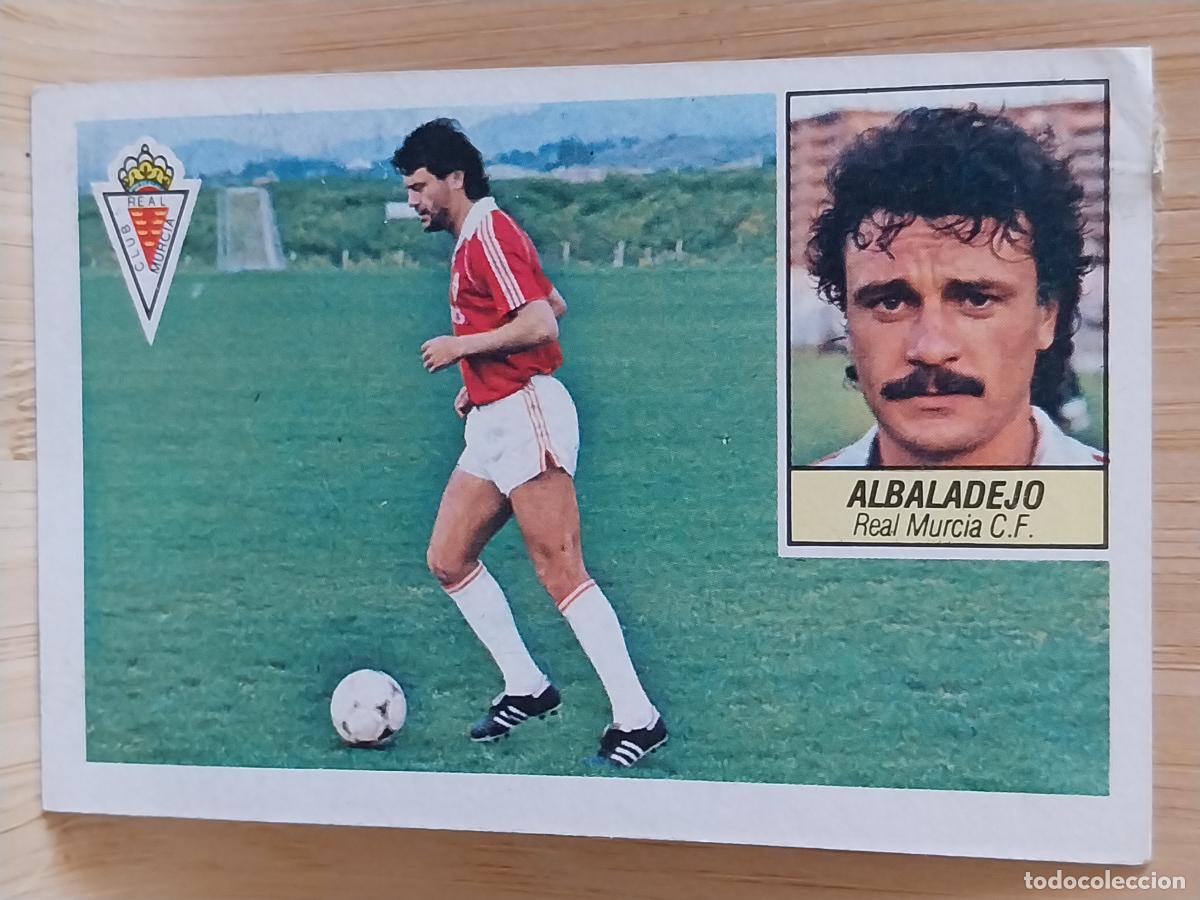 Cromos de F&uacute;tbol: ALBADALEJO ** REAL MURCIA MORA ED ESTE LIGA 1984 84 85 CROMO RECUPERADO ORIGINAL