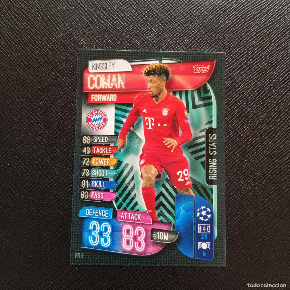 Fu&szlig;ball-Sticker: COMAN BAYERN MUNICH TOPPS MATCH ATTAX 2019 2020 CROMO FUTBOL 19 20 - (MD09-10/2) PG52 B