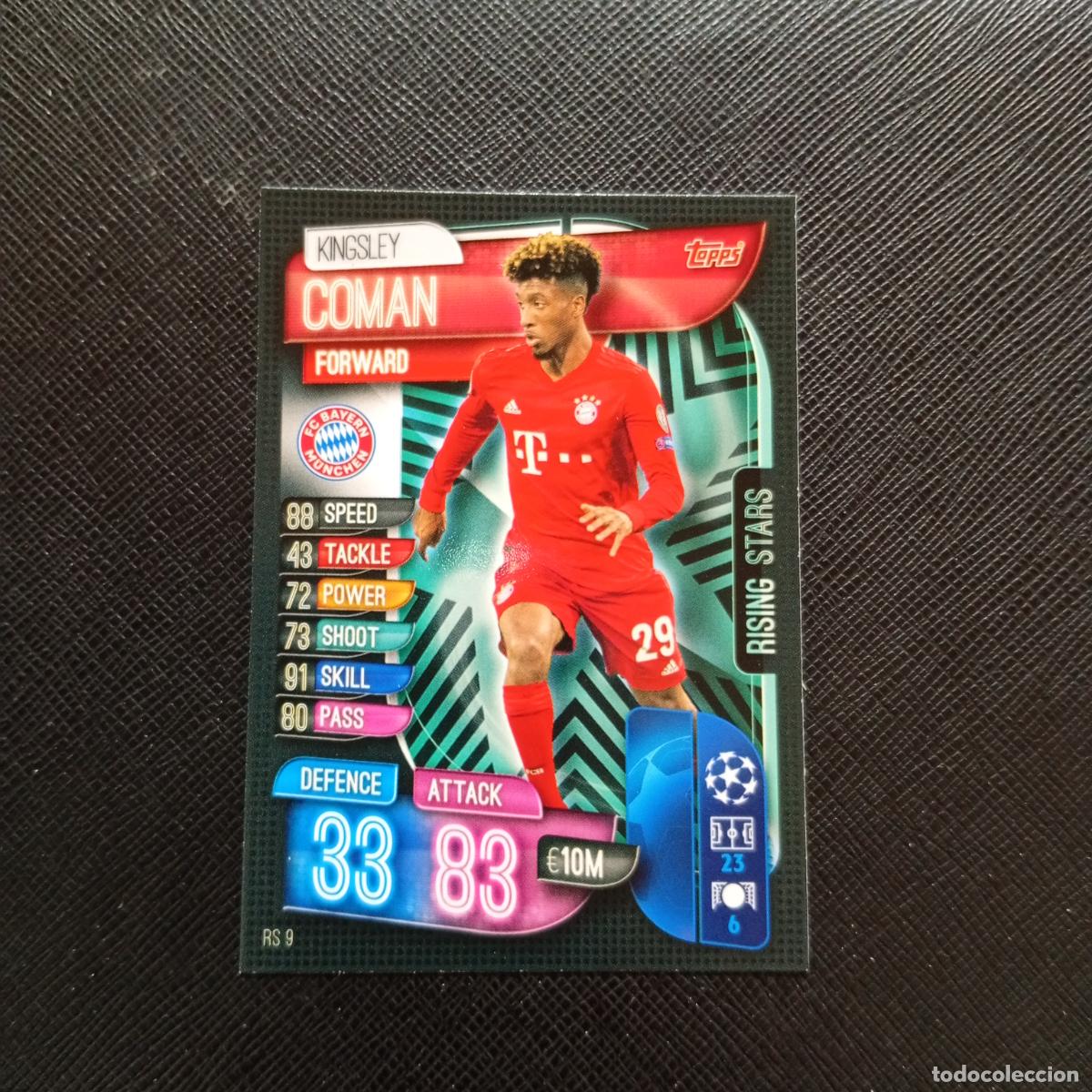 Fu&szlig;ball-Sticker: COMAN BAYERN MUNICH TOPPS MATCH ATTAX 2019 2020 CROMO FUTBOL 19 20 - (MD09-10/2) PG52 C