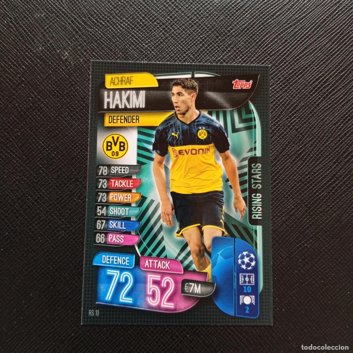 Fu&szlig;ball-Sticker: HAKIMI BORUSSIA DORTMUND TOPPS MATCH ATTAX 2019 2020 CROMO FUTBOL 19 20 - (MD09-10/2) PG56