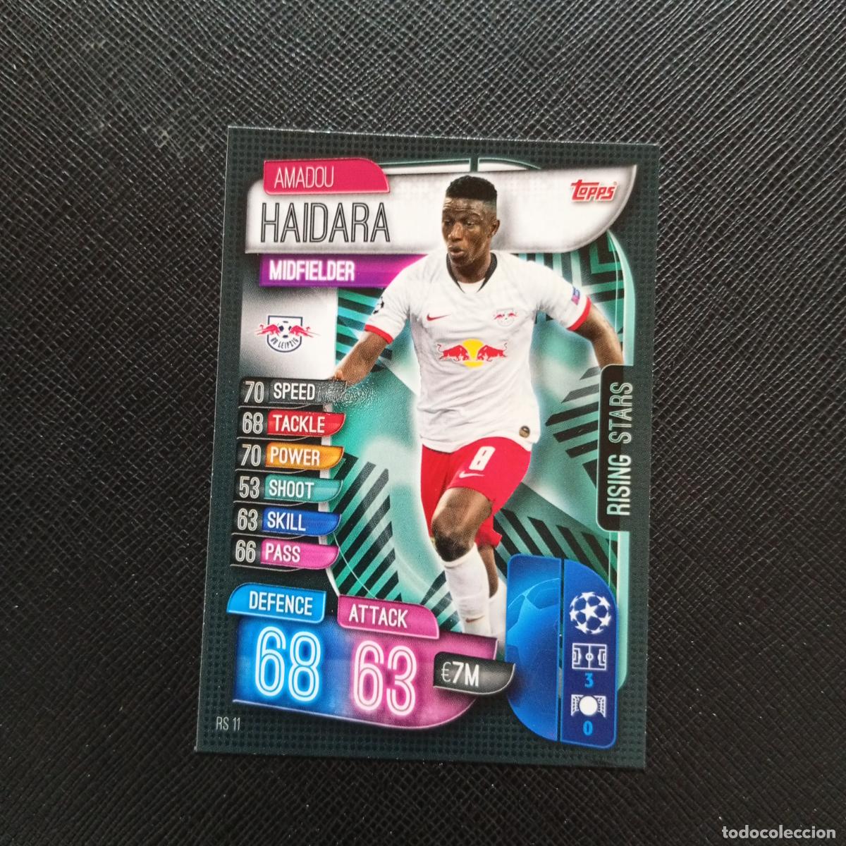 Cromos de Futebol: HAIDARA RB LEIPZIG TOPPS MATCH ATTAX 2019 2020 CROMO FUTBOL 19 20 - (MD09-10/2) PG56