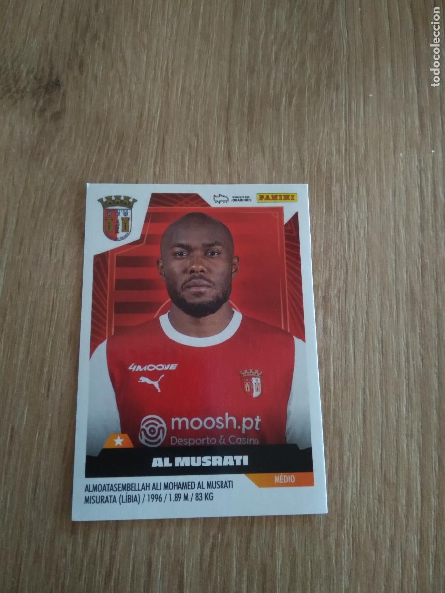 Cromos de F&uacute;tbol: 85 AL MUSRATI BRAGA CROMO FUTBOL PANINI LIGA PORTUGAL 2023-2024 LIGA BETCLIC 23-24