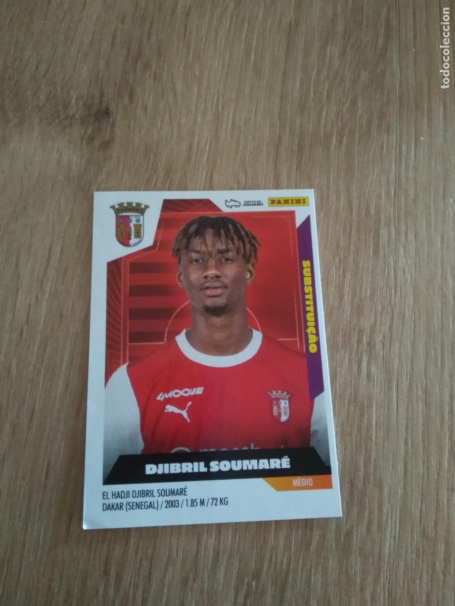 Cromos de F&uacute;tbol: 85 BIS DJIBRIL SOUMARE BRAGA CROMO FUTBOL PANINI LIGA PORTUGAL 2023-2024 LIGA BETCLIC 23-24