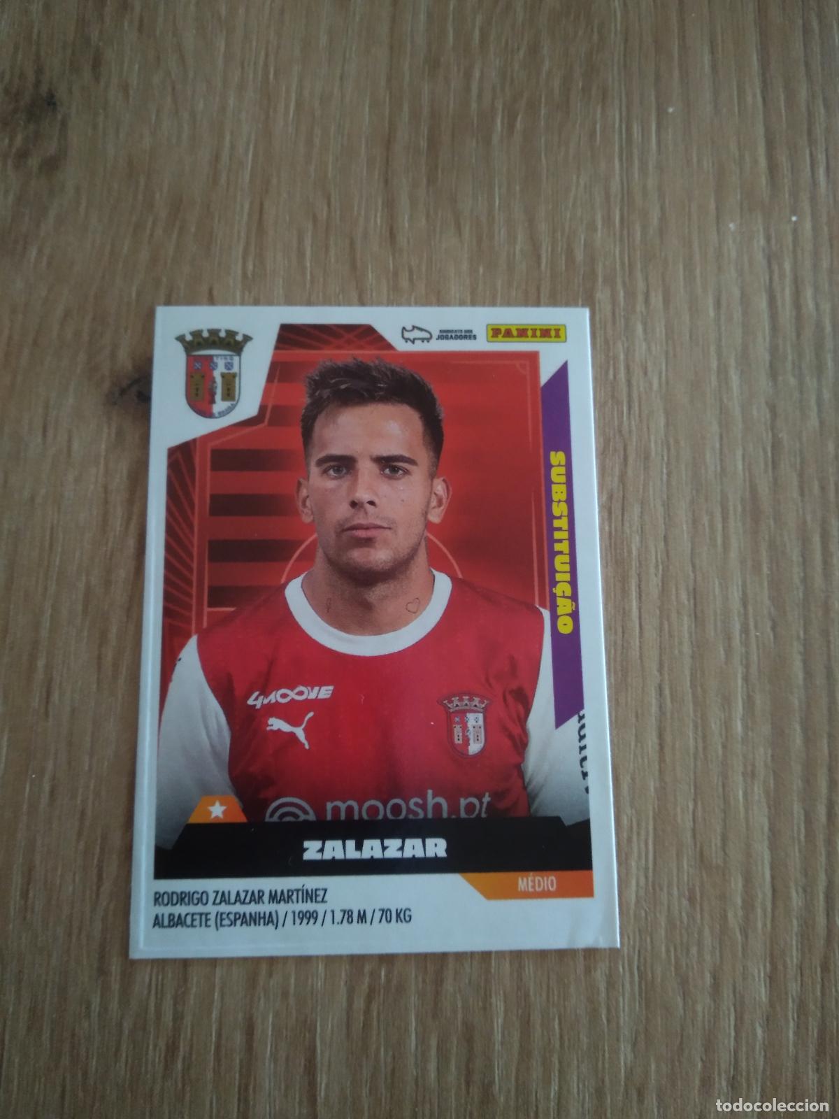 Cromos de F&uacute;tbol: 87 BIS ZALAZAR BRAGA CROMO FUTBOL PANINI LIGA PORTUGAL 2023-2024 LIGA BETCLIC 23-24