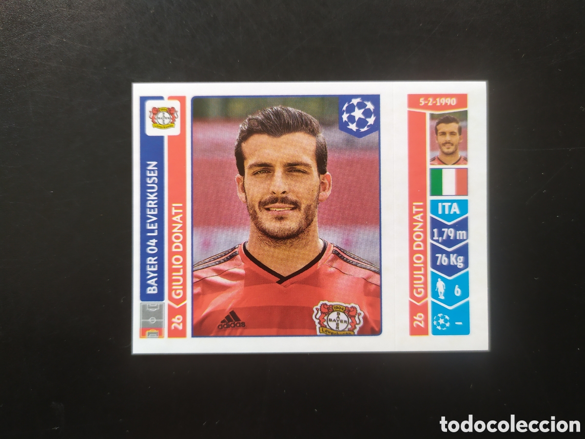 Cromos de F&uacute;tbol: UEFA Champions League 2014 2015 14 15 panini Donati n&deg; 218 Bayer 04 Leverkusen