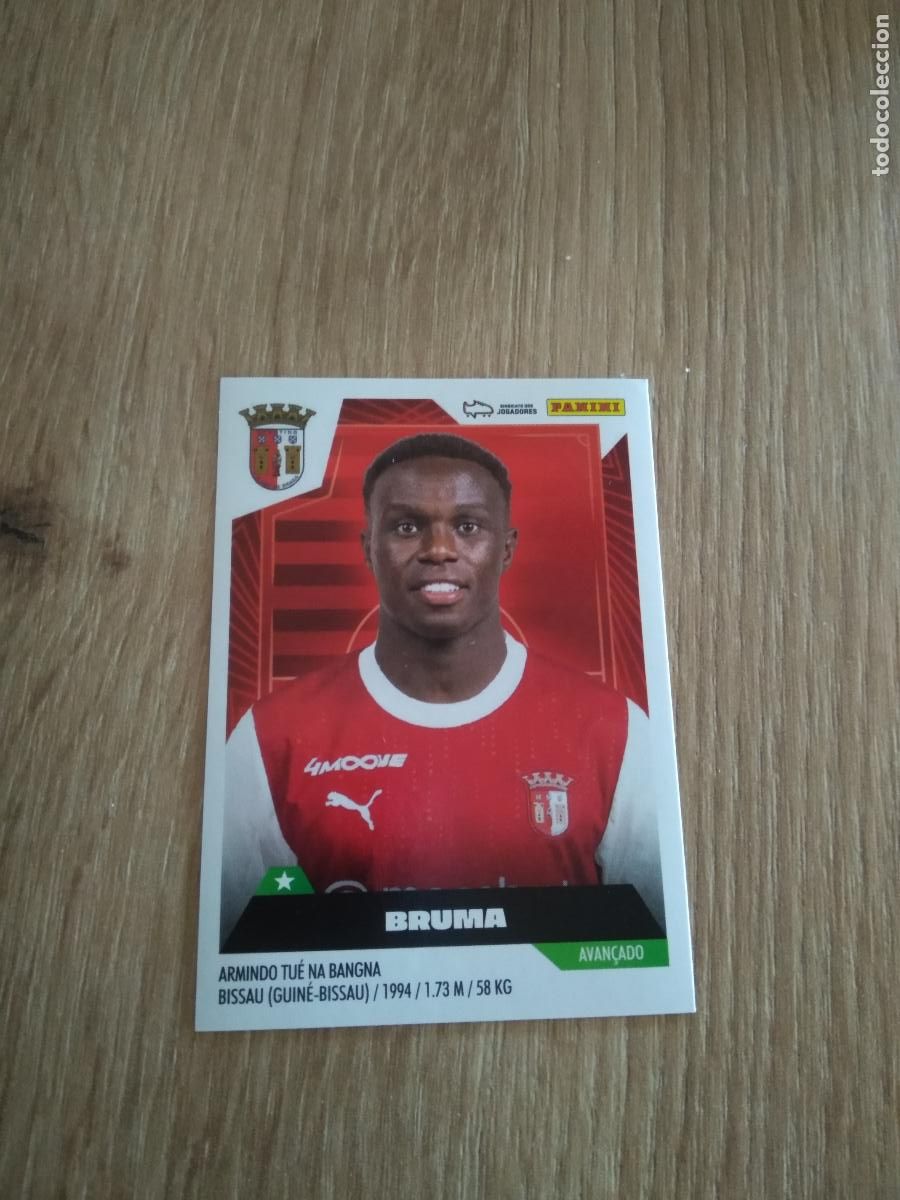 Cromos de F&uacute;tbol: 92 BRUMA BRAGA CROMO FUTBOL PANINI LIGA PORTUGAL 2023-2024 LIGA BETCLIC 23-24