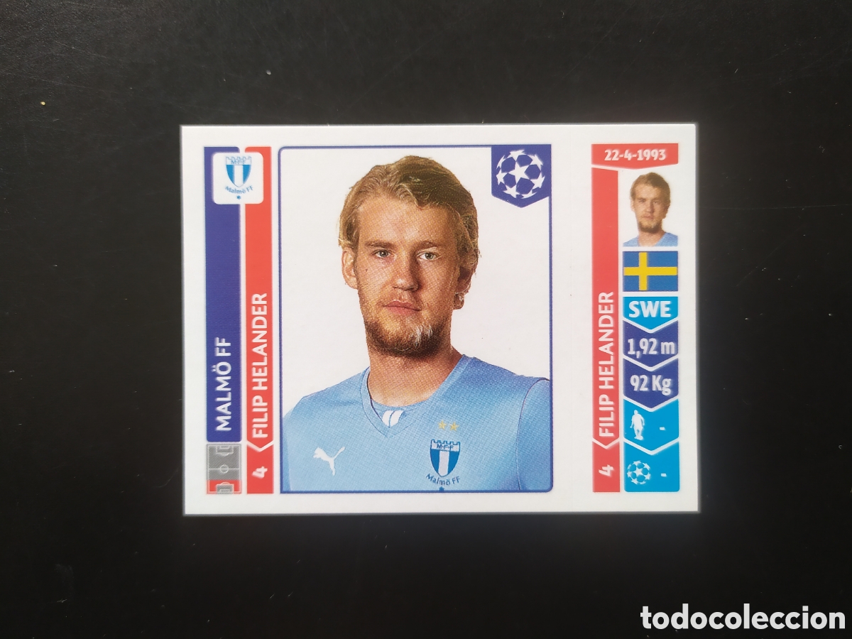 Cromos de F&uacute;tbol: UEFA Champions League 2014 2015 14 15 panini Helander n&deg; 94 Malmo FF