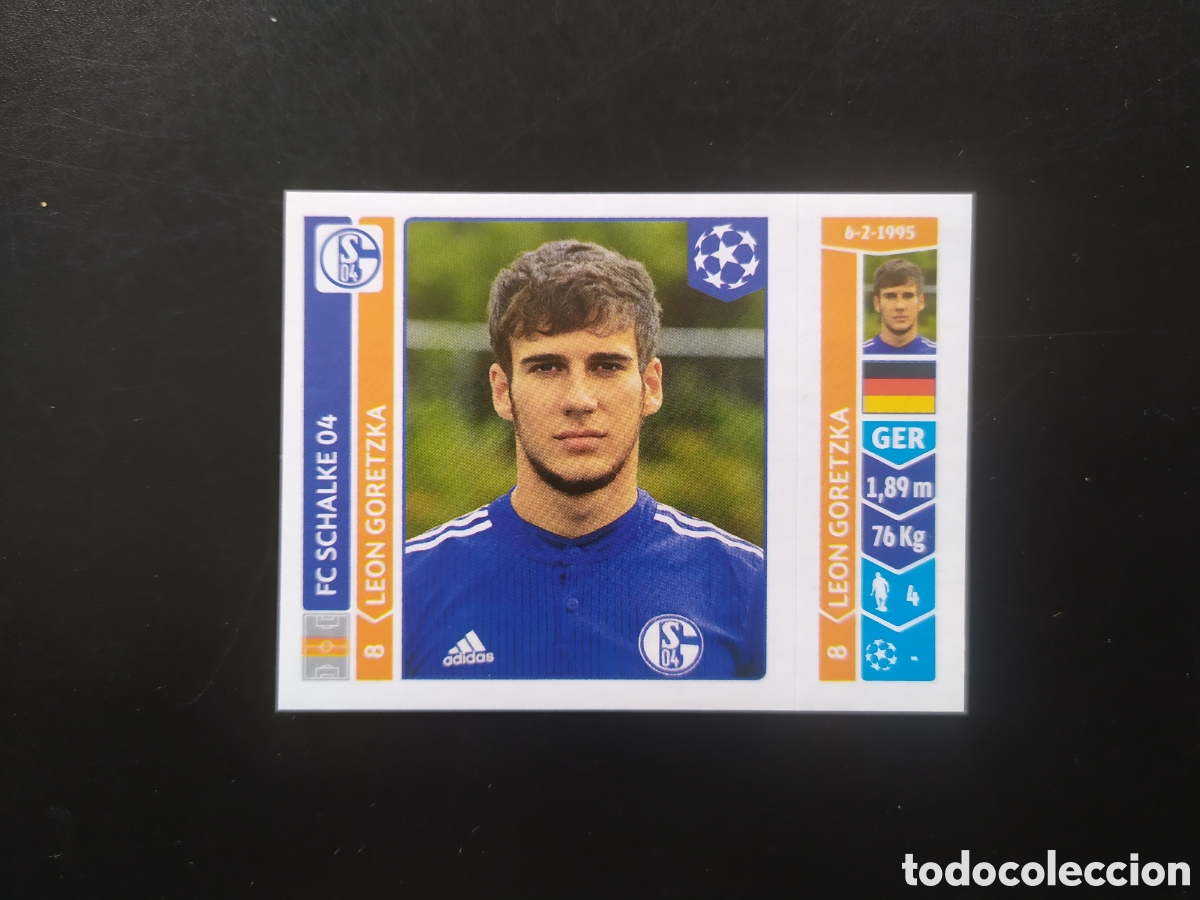 Cromos de F&uacute;tbol: UEFA Champions League 2014 2015 14 15 panini Goretzka n&deg; 522 FC Schalke 04