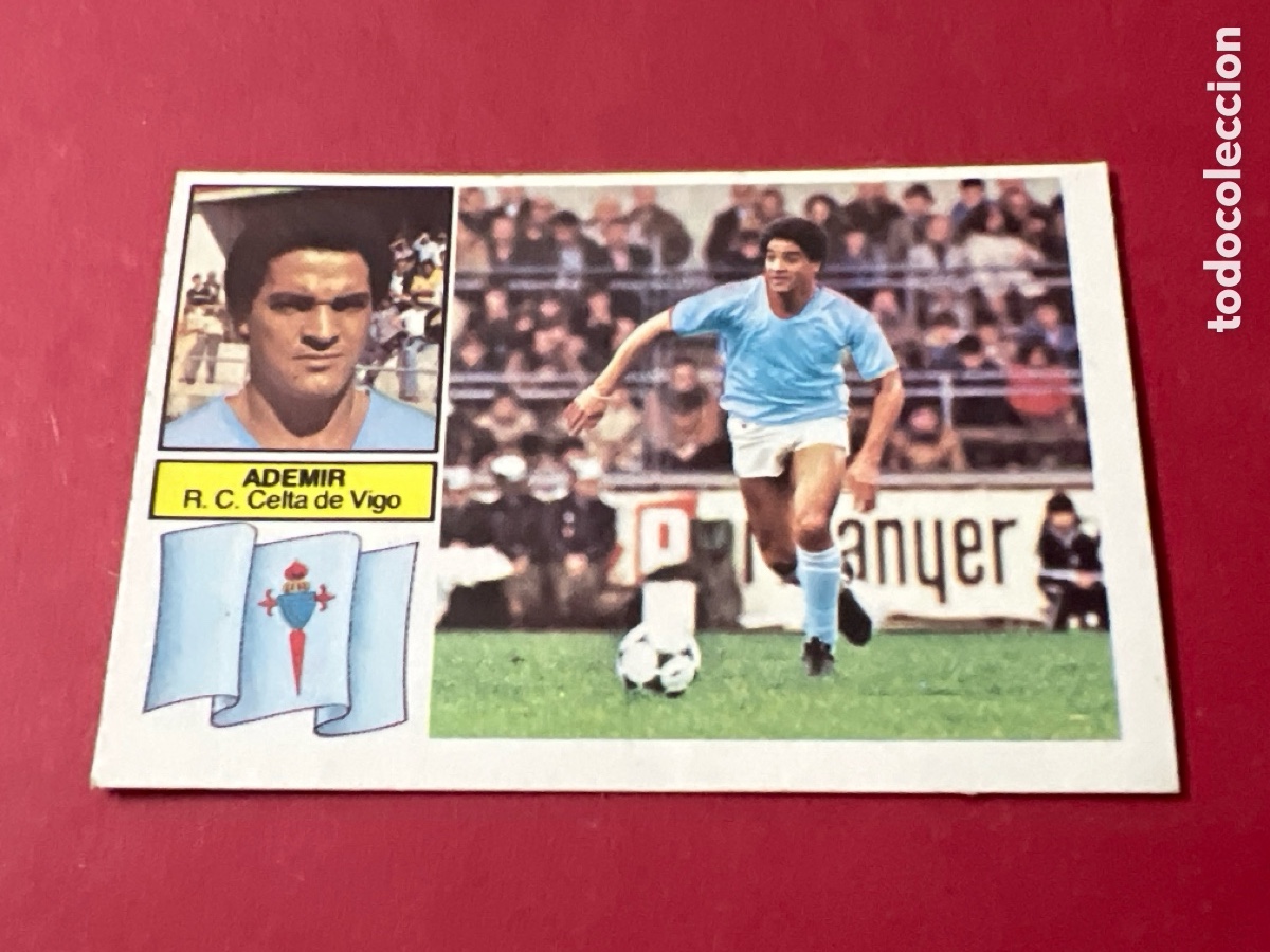 Cromos de Futebol: A568. CROMO LIGA ESTE 82 83 ADEMIR CELTA. SIN PEGAR NUNCA PEGADO