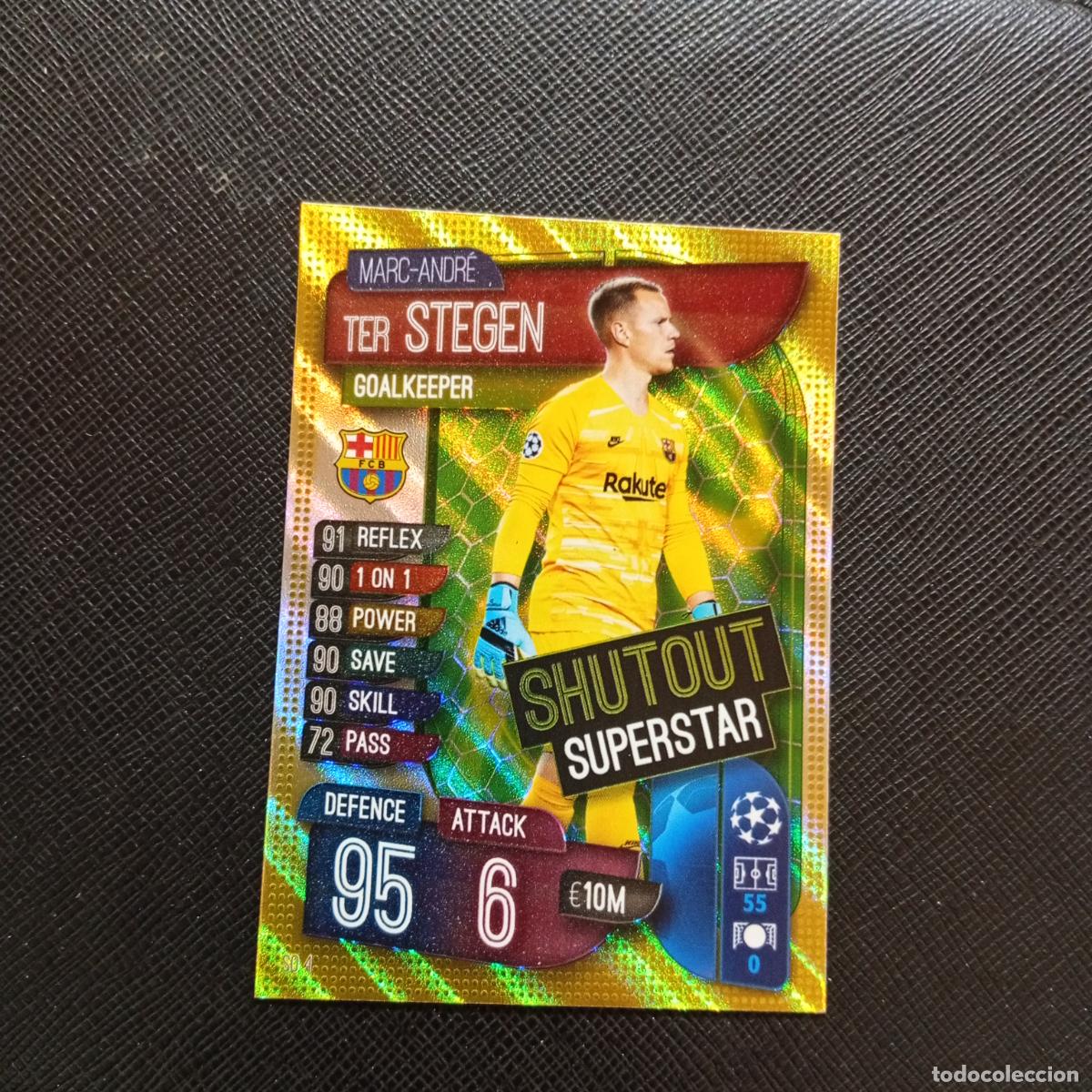 Cromos de Futebol: TER STEGEN BARCELONA TOPPS MATCH ATTAX 2019 2020 CROMO 19 20 - (MD09-10/4) PG3 SHUTOUT