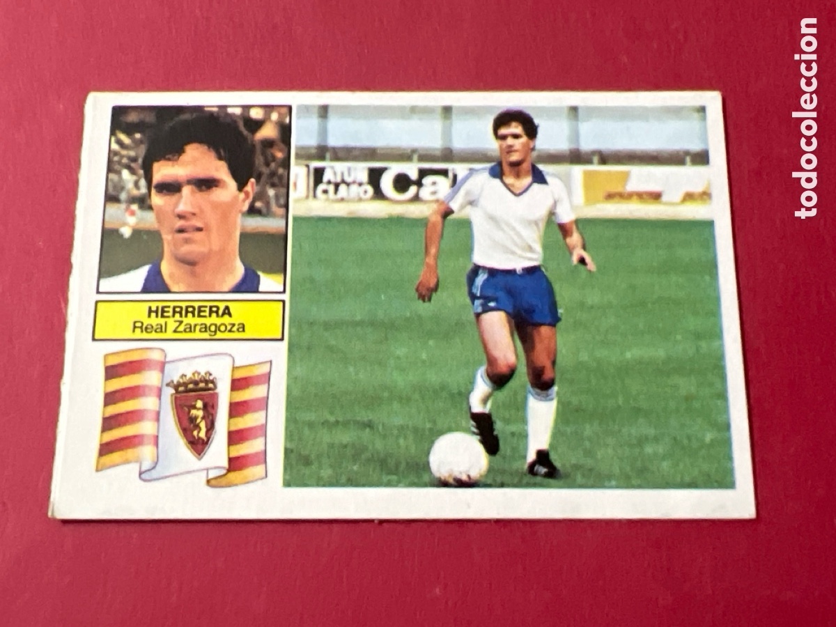 Cromos de F&uacute;tbol: A587. HERRERA ZARAGOZA SIN PEGAR EDICIONES ESTE 1982 1983 LIGA 82 83