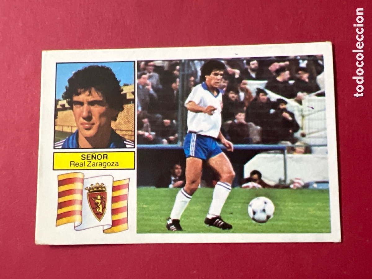 Cromos de Futebol: A611. CROMO LIGA ESTE 82 83 SE&Ntilde;OR ZARAGOZA. SIN PEGAR NUNCA PEGADO