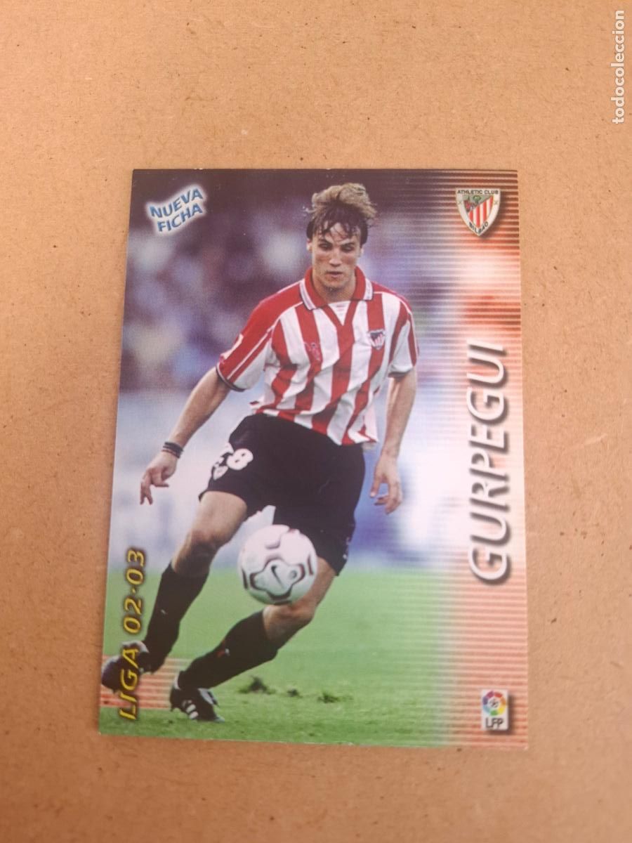 Cromos de Futebol: MEGAFICHAS 2002 2003 02 03 - PANINI - 30 BIS GURPEGUI - ATHLETIC CLUB