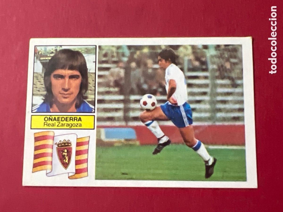 Cromos de Futebol: A621. CROMO LIGA ESTE 82 83 O&Ntilde;AEDERRA ZARAGOZA. SIN PEGAR NUNCA PEGADO