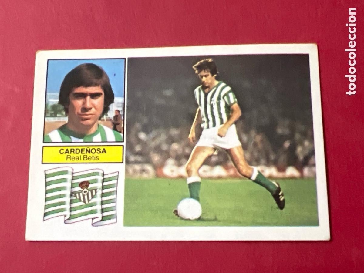 Cromos de F&uacute;tbol: A632. CROMO LIGA ESTE 82 83 CARDE&Ntilde;OSA BETIS. SIN PEGAR NUNCA PEGADO