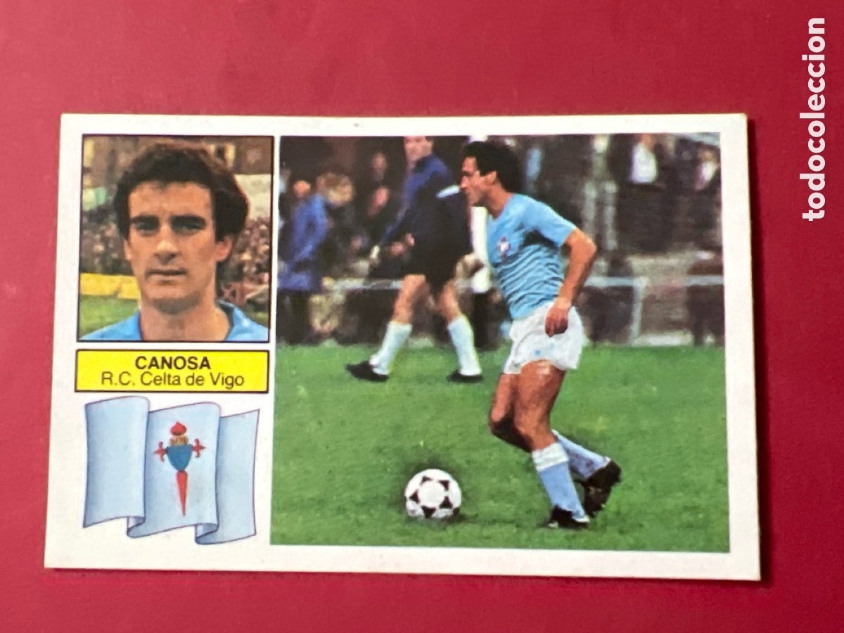 Cromos de F&uacute;tbol: A633. CROMO DE F&Uacute;TBOL LIGA ESTE CANOSA CELTA VIGO SIN PEGAR NUNCA PEGADO 82 83 1982 1983