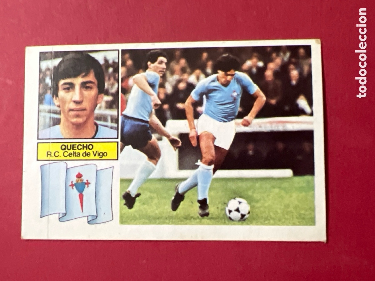 Cromos de Futebol: A635. CROMO LIGA ESTE 82 83 QUECHO CELTA. SIN PEGAR NUNCA PEGADO