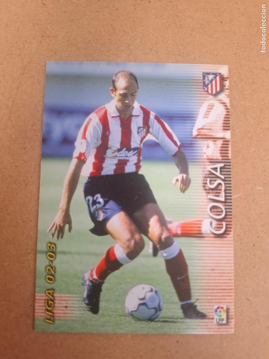 Cromos de Futebol: MEGAFICHAS 2002 2003 02 03 - PANINI - 48 COLSA ( BAJA ) - AT- MADRID