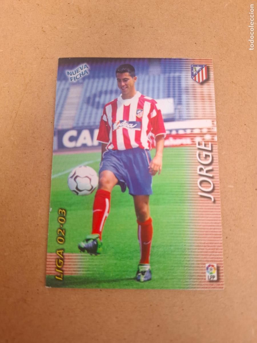 Fu&szlig;ball-Sticker: MEGAFICHAS 2002 2003 02 03 - PANINI - 51 BIS JORGE - AT- MADRID