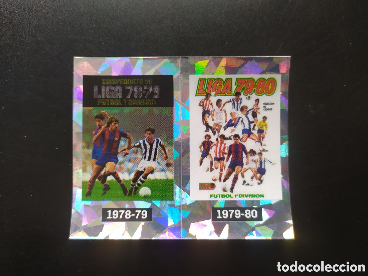 Fu&szlig;ball-Sticker: Liga este 2021 2022 21 22 panini m&aacute;gicos 50 portadas 1978-79 1979-80 n&ordm; 7 8 conmemorativos