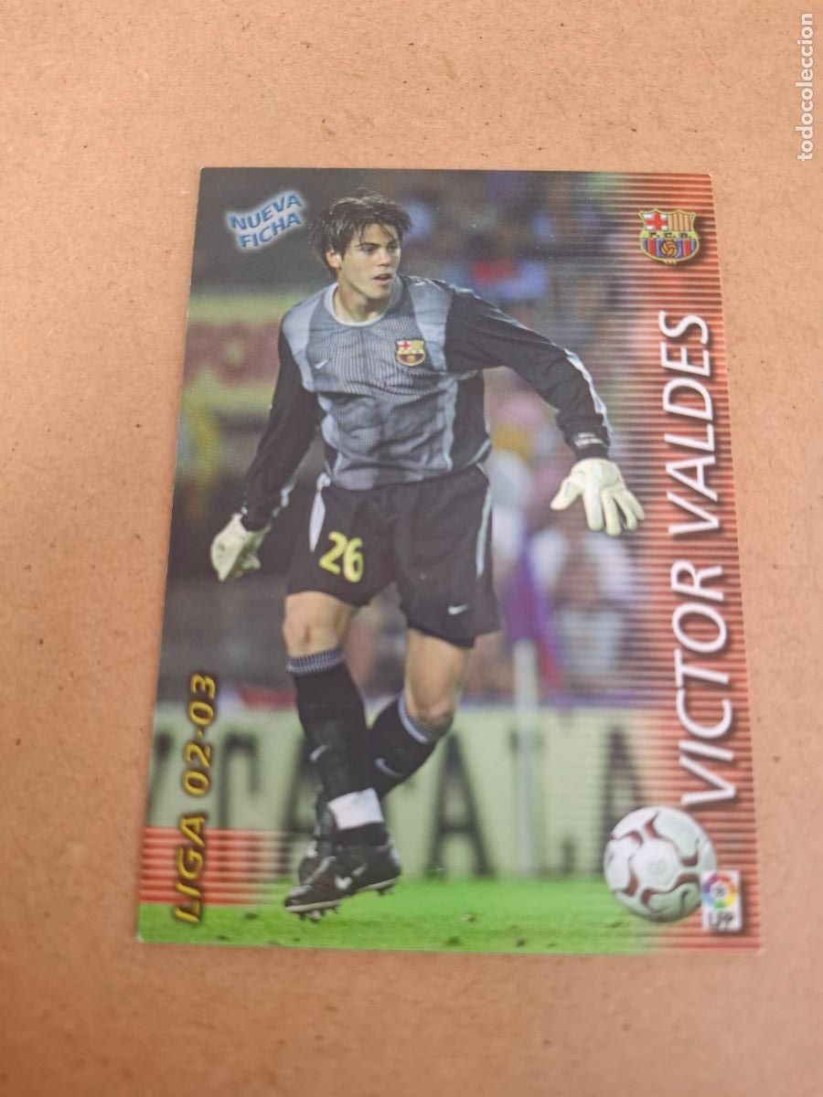 Cromos de F&uacute;tbol: MEGAFICHAS 2002 2003 02 03 - PANINI - 56 BIS V&Iacute;CTOR VALD&Eacute;S ( ROOKIE ) - FC. BARCELONA