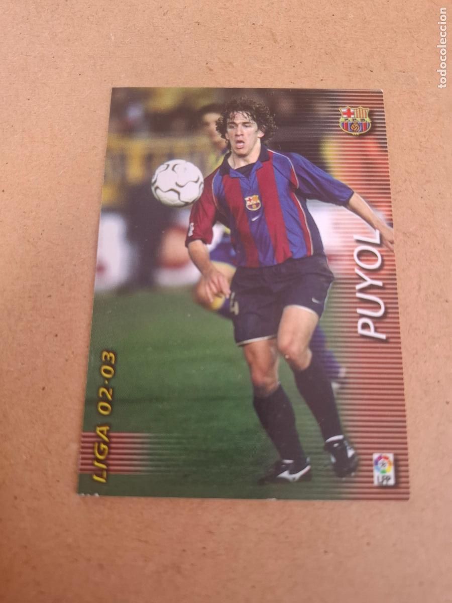 Fu&szlig;ball-Sticker: MEGAFICHAS 2002 2003 02 03 - PANINI - 57 PUYOL - FC. BARCELONA