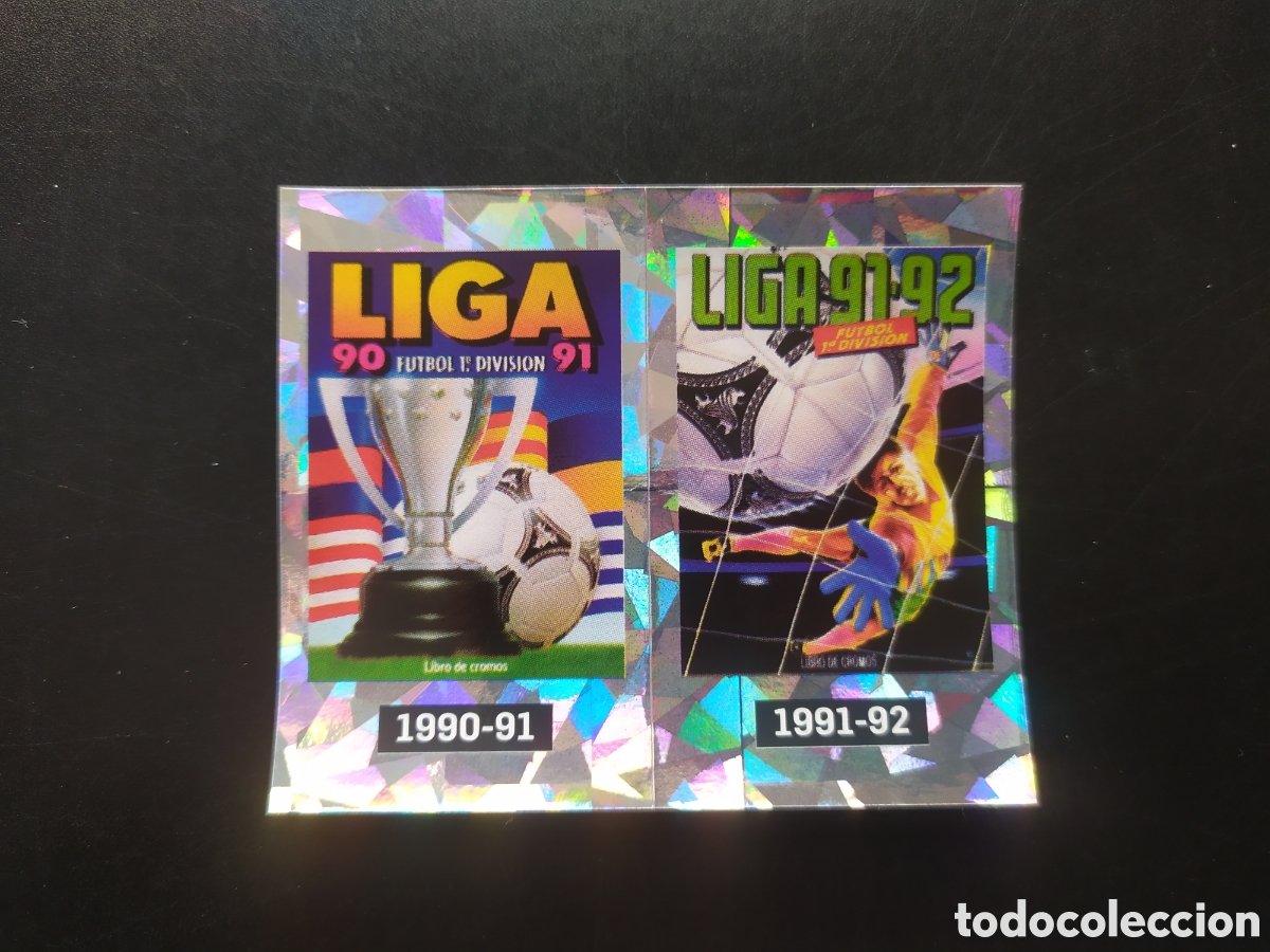 Figurine di Calcio: Liga este 2021 2022 21 22 panini m&aacute;gicos 50 portadas 1990-91 1991-92 n&ordm; 19 20 conmemorativos